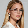 Vintage Round Metal Frame Glasses for Women