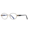 Vintage Round Metal Frame Glasses for Women