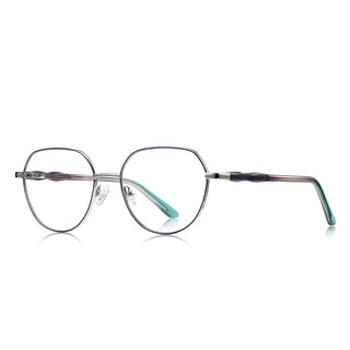 Geometric Hexagon Eyeglasses Frame for Women