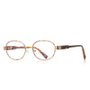 Vintage Round Metal Frame Glasses for Women