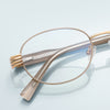 Vintage Round Metal Frame Glasses for Women