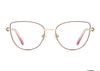 Stella Retro Cat-Eye Metal Glasses Frames