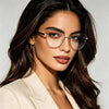 Stella Retro Cat-Eye Metal Glasses Frames