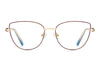 Stella Retro Cat-Eye Metal Glasses Frames