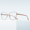 Retro Cat Eye Anti Blue Light Glasses Metal Frame