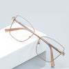 Retro Cat Eye Anti Blue Light Glasses Metal Frame