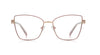 Retro Cat Eye Anti Blue Light Glasses Metal Frame