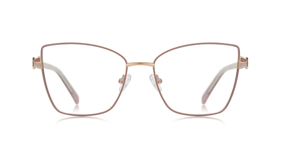 Retro Cat Eye Anti Blue Light Glasses Metal Frame