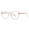 Retro Cat Eye Anti Blue Light Glasses Metal Frame