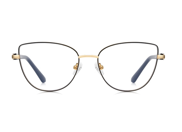 Stella Retro Cat-Eye Metal Glasses Frames