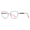 Stella Retro Cat-Eye Metal Glasses Frames