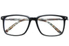 Hollis Glasses Rectangle Black Glasses for Men