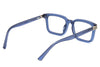 Crystal Translucent Rectangle Blue Glasses for Men
