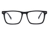 Modern Black Square Rectangular Sunglasses – Unisex Full-Rim Shades