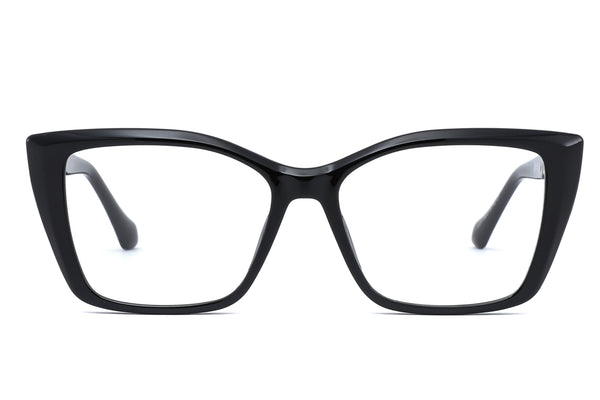 Modern Cat-Eye Acetate Eyeglasses Frame – Vintage Inspired Clear & Ombre Eyewear for Women
