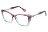Modern Cat-Eye Acetate Eyeglasses Frame – Vintage Inspired Clear & Ombre Eyewear for Women