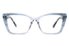 Modern Cat-Eye Acetate Eyeglasses Frame – Vintage Inspired Clear & Ombre Eyewear for Women