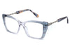 Modern Cat-Eye Acetate Eyeglasses Frame – Vintage Inspired Clear & Ombre Eyewear for Women