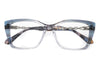 Modern Cat-Eye Acetate Eyeglasses Frame – Vintage Inspired Clear & Ombre Eyewear for Women