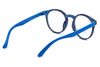 Classic Glossy Black Anti-Blue Light Round Glasses