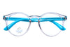 Classic Glossy Black Anti-Blue Light Round Glasses