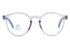 Classic Glossy Black Anti-Blue Light Round Glasses