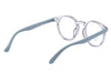 Classic Glossy Black Anti-Blue Light Round Glasses