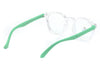 Classic Glossy Black Anti-Blue Light Round Glasses