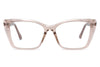 Modern Cat-Eye Acetate Eyeglasses Frame – Vintage Inspired Clear & Ombre Eyewear for Women