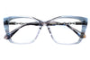 Modern Cat-Eye Acetate Eyeglasses Frame – Vintage Inspired Clear & Ombre Eyewear for Women